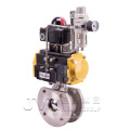 SIT  dn25 flange pneumatic UItra thin ball valve